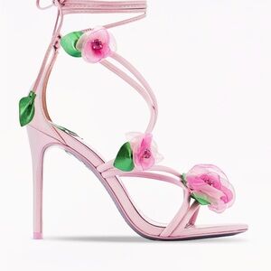 Sophia Webster Pink Floral Heels